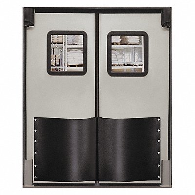 H1837 Swinging Door 8 x 6 ft Cloud Gray PR