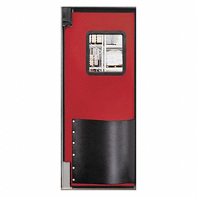 H1814 Swinging Door 7 x 2.5ft Red Polyethylene