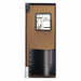 H1814 Swinging Door 7 x 2.5 ft Medium Brown