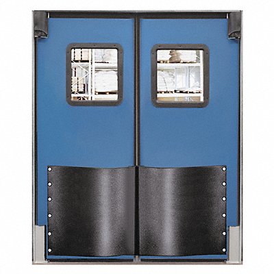 H1835 Swinging Door 7 x 6 ft Royal Blue PR