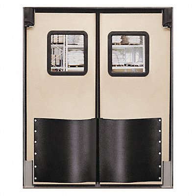 Swinging Dr 8x7ft Beige Polyethylene PR