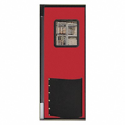 H1822 Swinging Door 8 x 3 ft Red Polyethylene