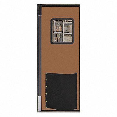 H1818 Swinging Door 7 x 3 ft Medium Brown