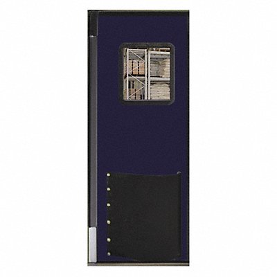 H1822 Swinging Door 8 x 3 ft Navy Blue