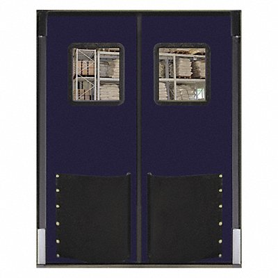 H1836 Swinging Door 7 x 5 ft Navy Blue PR