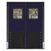 H1836 Swinging Door 7 x 5 ft Navy Blue PR