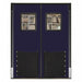 H1839 Swinging Door 7 x 6 ft Navy Blue PR