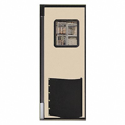 H1818 Swinging Door 7 x 3ft Beige Polyethylene