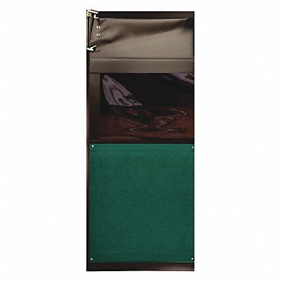 Swinging Door 7 x 3 ft Forest Green PVC