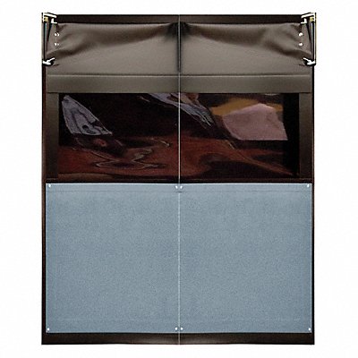 Swinging Door 7 x 5 ft Metallic Gray PR