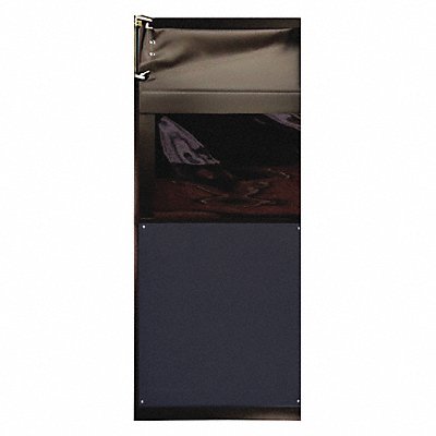 Swinging Door 7 x 2.5 ft Metallic Gray