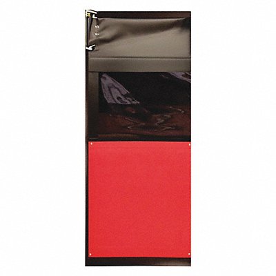 Flexible Swinging Door 7 x 2.5 ft Red