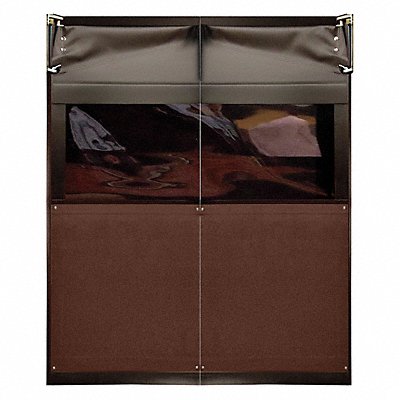 Swinging Dr 8x6 ft Chocolate Brown PR