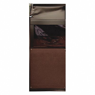 Swinging Door 8 x 3 ft Chocolate Brown