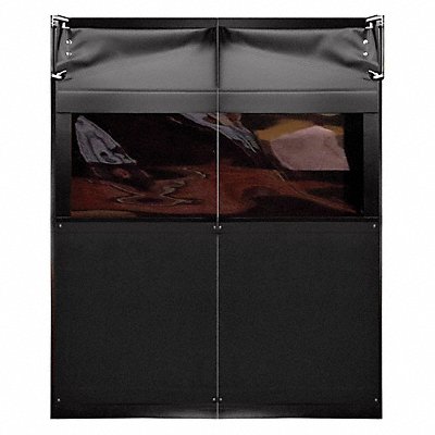 Flexible Swinging Door 8 x 5 ft Black PR