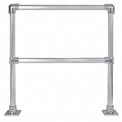 Handrail Section 4 Ft Aluminum Mil