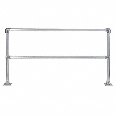 Handrail Section 8 Ft Aluminum Mil