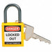 Lockout Padlock KA Yellow 1-2/5 H PK6