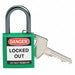 Lockout Padlock KA Green 1-2/5 H PK3