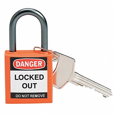 Lockout Padlock KA Orange 1-2/5 H PK3