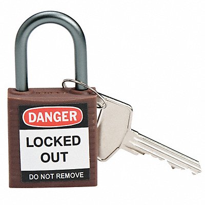 Lockout Padlock KA Brown 1-2/5 H PK6