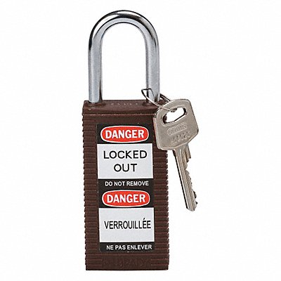 Lockout Padlock KD Brown 3 H