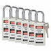 Lockout Padlock KA White 3 H PK6