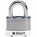 H1714 Keyed Padlock Different 1-5/16 W PK6