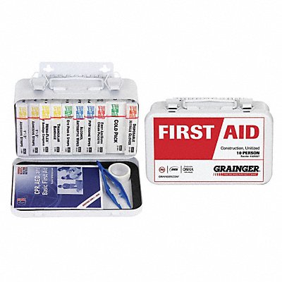 First Aid Kit Unitized White 10 People