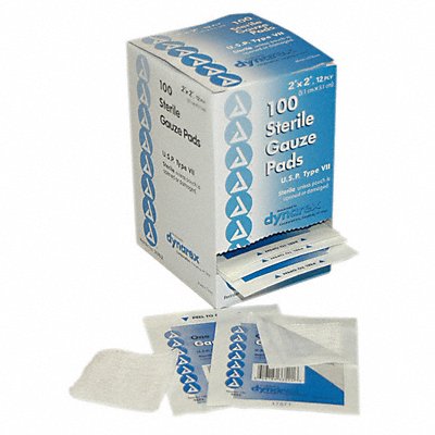 Gauze Pad Sterile White No Gauze PK100