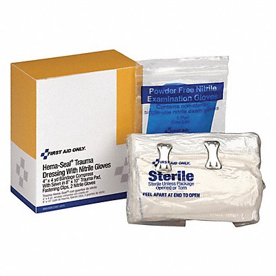 Dressing Sterile White No Gauze Unitized