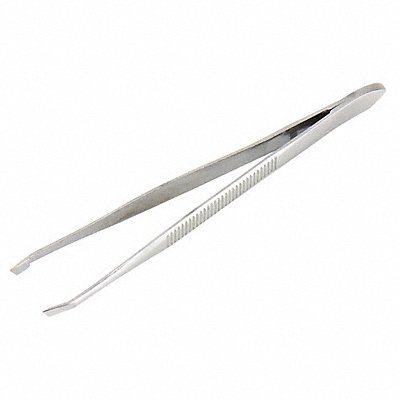 Tweezers Silver 3-1/4 L Stainless Steel