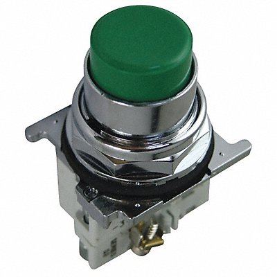 H4399 Non-Illuminated Push Button 30mm Green