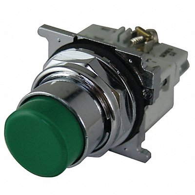 H4400 Non-Illuminated Push Button 30mm Green