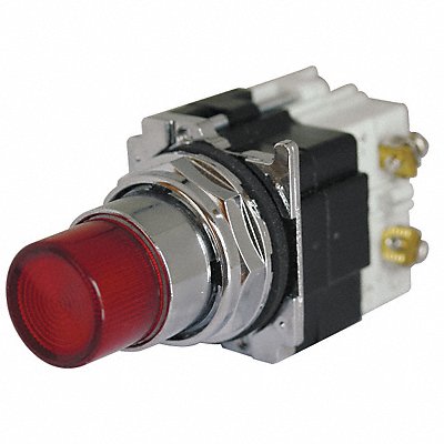 H4420 Pilot Light Press 120VAC Amber