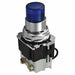 H4420 Pilot Light Press 24VAC Blue