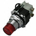 H4421 Pilot Light Press 120VAC Red
