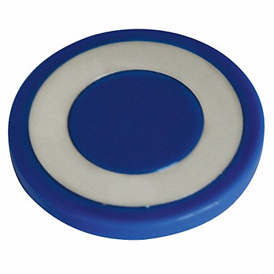 Mushroom Head 30mm Blue Plastic