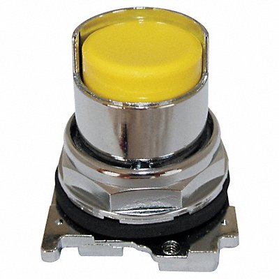 H4398 Non-Illum Push Button Operator Yellow