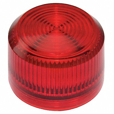 Pilot Light Lens 30mm Red Plastic