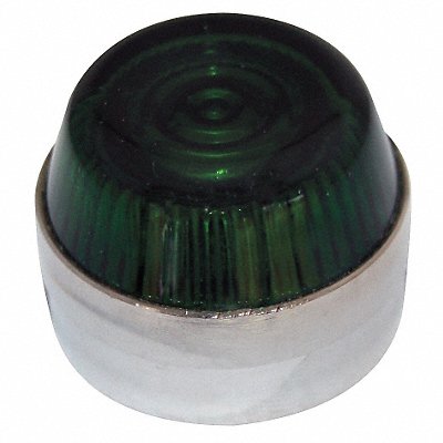 Pilot Light Lens 30mm Green Glass