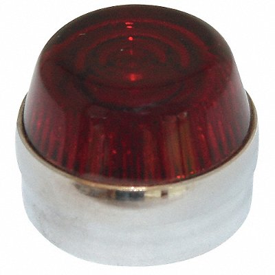 Pilot Light Lens 30mm Amber Glass