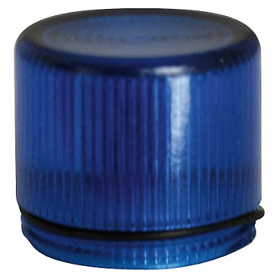 Push Button Cap Illuminated 30mm Blue