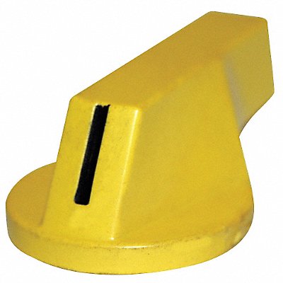 Switch Knob Extended Lever Yellow 30mm