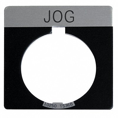 Legend Plate Square Jog Black