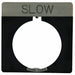 Legend Plate Square Slow Black