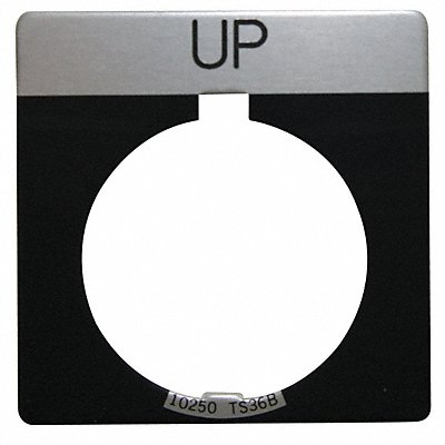 Legend Plate Square Up Black