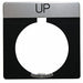 Legend Plate Square Up Black