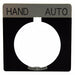 Legend Plate Square Hand Automatic Black