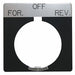 Legend Plate Square For Off Hand Black